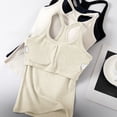 thumbnail image 6 of LIZUOJUN Under $8 Women Tank Tops Built-in Bra Racerback Slim-Fit Camisole Sleeveless Casual Shirts Trendy Workout Tops Versatile Layering Daily Wear, White, Camisole, S, 6 of 9