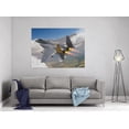 thumbnail image 4 of HFDF F-15 Airplane Canvas Wall Art Prts McDonnell Douglas F-15 Eagle Fighter Jet Poster Aviation Wall Art Decor U.S Air Force Picture Artwork Military Plane for Men Boys Room - es 18x12inch Framed, 4 of 5