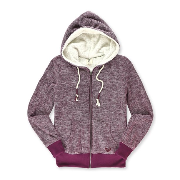 Sudadera con capucha Roxy Bliss Pique para Mujer Rojo Mediano