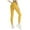 Light Yellow, variant on GEWSEY Leggings for Women High Waisted Workout Leggings Fit Tummy Control Yoga Pants Solid Color Workout Running Leggings Casual (Light Yellow, L)