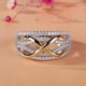 thumbnail image 5 of Sonducket Anillo de mujer elegante cristal cruzado decorativo mano joyería chapado vacaciones aniversario decoración colgante colgante Ropa, zapatos y accesorios Miscelánea Talla 6 Sonducket AP015524-02, 5 of 6