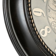 Pacific Bay 24” Rodalben Decorative Wall Clock Analog Battery Clock for Home Decor