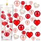 thumbnail image 1 of Adornos decorativos de escritorio con temática del Día de San Valentín, velas colgantes, manualidades Div, adornos decorativos creativos, 1 of 4