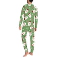 thumbnail image 4 of Renewold 2 PCS Santa Candy Canes Pajama Set for Men Size 5XL Christmas Family Pajamas Lightweight Pj Long Pant with Pockets Soft Athletic Outfits for Jogger Walking, 4 of 5