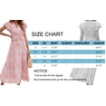 thumbnail image 3 of Floral Maxi Dresses for Women Sleeve A-Line Bohemian Summer Dress with Belted, 3 of 8