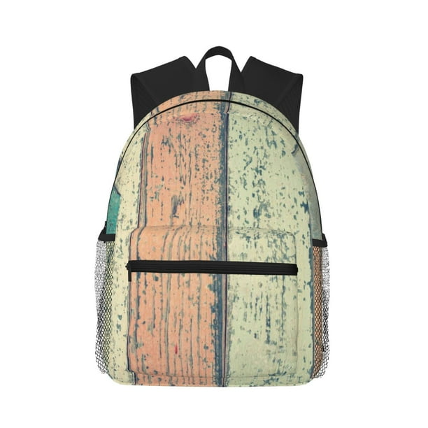 Disketp Hardwood Mochila Ligera Clásica con Múltiples Bolsillos, Mochila Casual para Hombre y Mujer, Ideal para Escuela, Trabajo y Viajes
