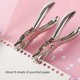 thumbnail image 4 of Portable Metal Hole Punch Round Single Hole Punch Tool 8 Sheets Capacity with Scrap Tray for DIY Binder Paper Card, 4 of 5