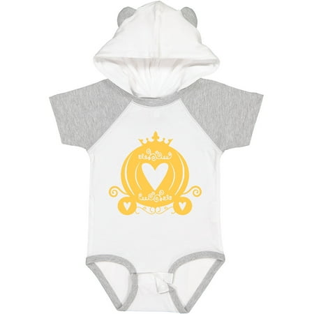 

Inktastic Pretty Yellow Princess Carriage Gift Baby Boy or Baby Girl Bodysuit