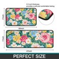 thumbnail image 7 of Pioneer Flower Floral Print Pattern Kitchen Rugs Sets Of 2,Anti Fatigue Kitchen Mat Rugs Non Slip Washable,Decorative Kitchen Floor Mats for Kitchen,Sink,Laundry,17"X30"+17"X47", 7 of 7