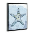 thumbnail image 4 of Stupell Industries Stained Glass Starfish Nautical & Beach Painting Black Floater Framed Canvas Art Print Wall Art, 25 x 31, 4 of 10