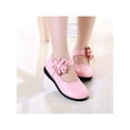 thumbnail image 5 of Fangasis Kids Leather Shoes Flower Princess Girls Party Dance Flat Wedding, 5 of 8