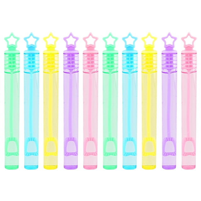 10 Pack Mini Bubble Wand Set Party Summer Toy For Kids Party /Celebrations /Birthdays Gift 100ml