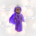 thumbnail image 4 of Little Dolls Set with Mini Princess Dolls for Girls – Princess Toy Dolls for Dollhouse –Small Doll Mini Princess Figures with Tiaras, Hair Accessories, 4 of 5
