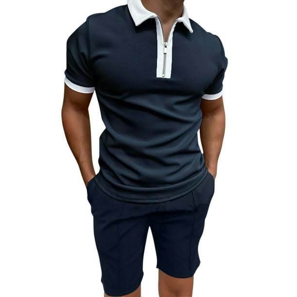 Navy shirt and shorts clearance