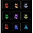 thumbnail image 2 of LINLIN LED Coasters, LED Cup Holder Lights 2 Pack LED Car Coasters with Rermote 8 Colors Cup Pad USB Cup Mat, 2 of 5