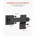 thumbnail image 5 of Flip Gate Latch, Metal Heavy Duty Gate Latches, Flip Latch Hardware with High, 5 of 5
