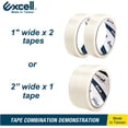 thumbnail image 4 of Excell Heavy Duty Steel Desk Tape Dispenser – 2-Inch Wide with Safety Blade Cover for Home, Office, Shop, and Warehouse, 4 of 6