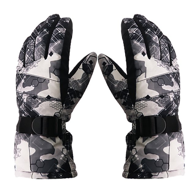 Guantes de Esquí de Invierno Térmicos con Aislamiento Impermeable Guantes de Pantalla Táctil a Prueba de Viento para Esquiar Montar en Snowboard Sende - Gris s, tal se describe Sunnimix Guantes de esquí de nieve