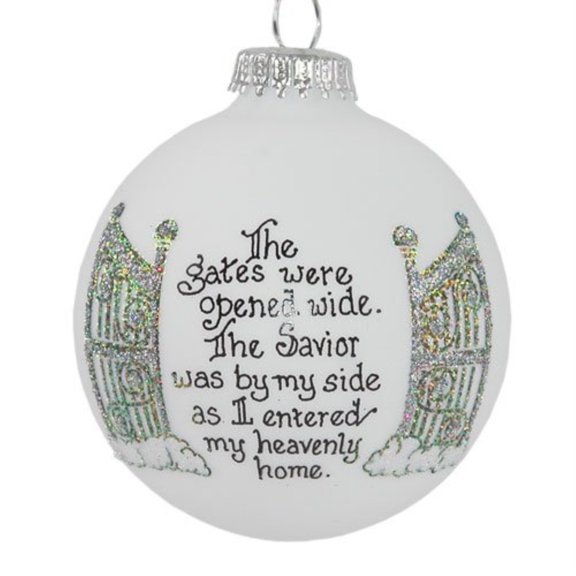 Heaven's Gate Glass Memorial Ornament Made in the USA