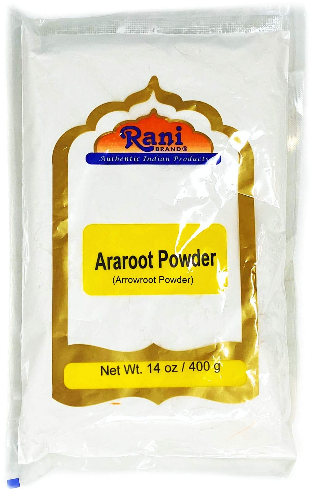 Rani Araroot (Arrowroot) Powder, Starch 14oz (400g) ~ All Natural | Gluten Friendly | No Color | Vegan | NON-GMO