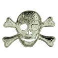 thumbnail image 2 of Skull Skeleton Belt Buckle Fashion Costume Gothic Tattoo Tribal Bling, 2 of 2