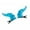 Blue, variant on Walbest 1 Pair Devil Horn Shape Hairpin Goth Hair Clip for Halloween Duck Mouths cutterfly valve Bat Ear Costume Horsetail Hairpins Women Hair Accessory for Party