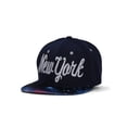 thumbnail image 2 of City Caps Black/Galaxy Adjustable Snapback - New York, 2 of 2