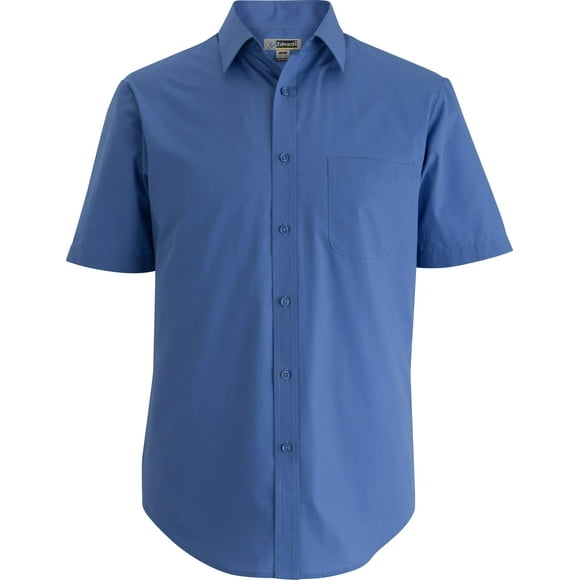 EDWARDS MENS ESSENTIAL BROADCLOTH SHIRT SHORT SLEEVE