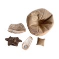 thumbnail image 3 of Ropa para muñecas de peluche Hugo 15 cm Suéter Gorro Bolsa Sofá, 3 of 7