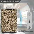 thumbnail image 5 of FUIALDOLG Leopard Print RV Door Window Shade, Foldable Hook and Loop Fastener RV Blackout Window Cover, UV Rays Protection for Camper Trailer Door, Light-resistant Fabric, 5 of 7