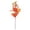 Orange1, variant on Artificial Pumpkin Picks, Velvet Pumpkin Stems, Maple Leaf Halloween Picks, Artificial Fall Pumpkin Branches with Flexible Wire Stem for Vase,Centerpiece, Wreath, Mantel, Farmhouse Thanksgiving Decor