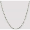 thumbnail image 5 of Sterling Silver 3.2mm Oval Fancy Rolo Chain (20 X 3.2) Made In India qfc86-20, 5 of 5