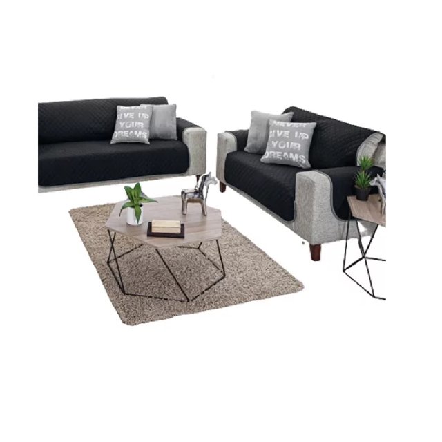 Protector Para Sala Dos Plazas Neo Negro Colchas Concord Colchas Concord PRSD119