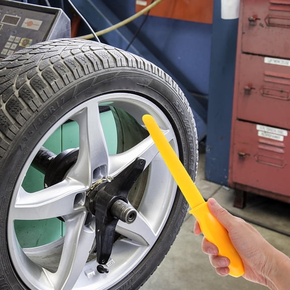 BESTYASH Car Tire Changer Lever Tool Yellow Plastic Pry Bar for Tire Removal with Portable Convenient Design