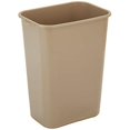 thumbnail image 1 of 41 qt. Plastic Waste Basket, Beige, 1 of 1