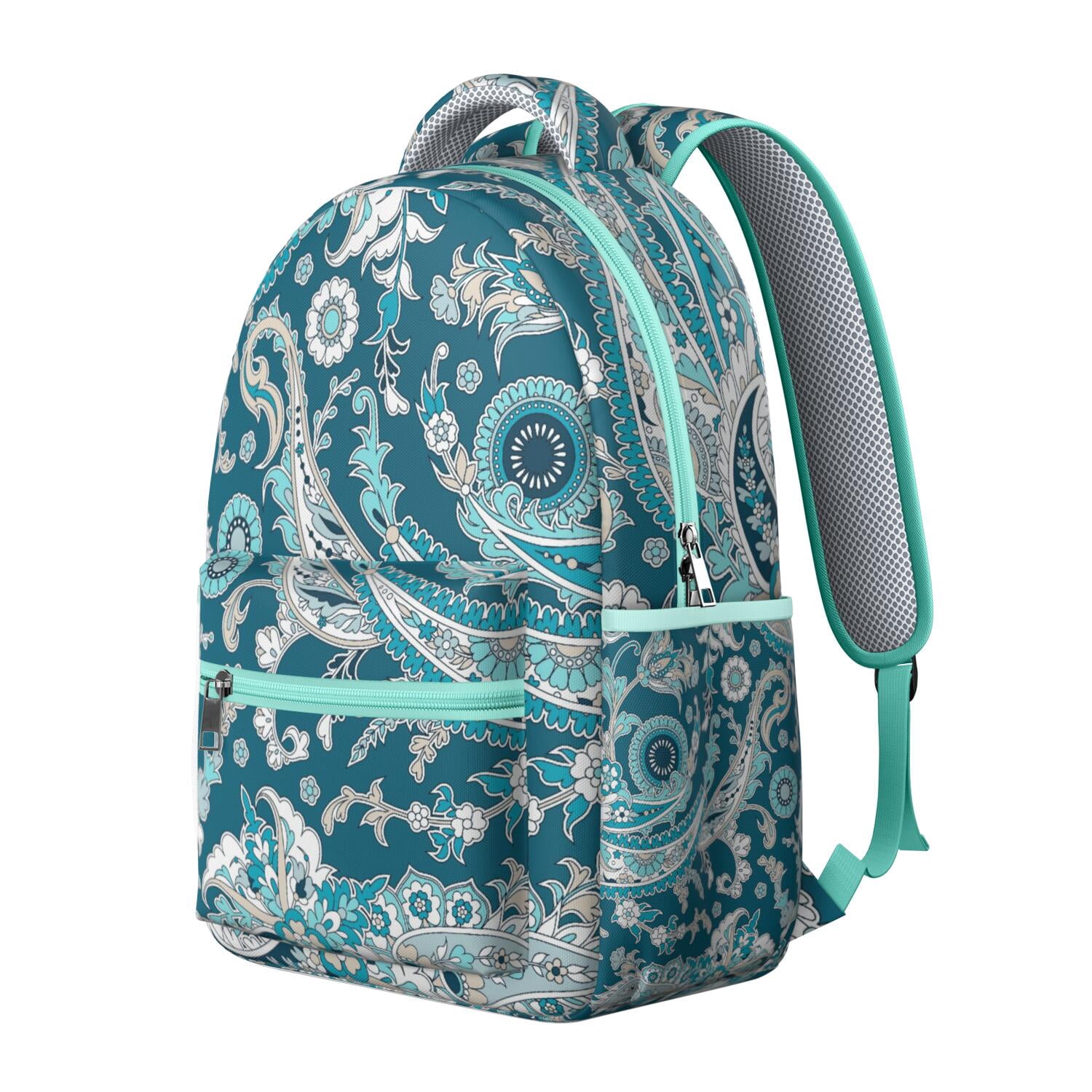 Luxury Paisley Design Backpack – Premium Paisley Gift for Women & Men, High-Quality Water-Resistant Bookbag, Roomy Laptop Compartment, Perfect for Work & School