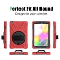 thumbnail image 6 of Galaxy Tab A 8.0 T290 Case, Shockproof Heavy Duty Impact Drop Protection Case Cover for Samsung Galaxy Tab A T290/T295/T297 SM-T290 SM-T295 SM-T297,Red, 6 of 9