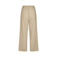 thumbnail image 5 of Women High Waisted Wide Leg Pants Drawstring Elastic Trousers Comfy Straight Leg Long Pants With Pockets, 5 of 5
