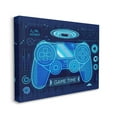 thumbnail image 3 of Stupell Industries Game Time Bold Blue Computer Theme Gaming Controller, 20 x 16, Design by Ziwei Li, 3 of 5