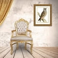 thumbnail image 3 of Morris 25x32 Gold Ornate Wood Framed with Double Matting Museum Art Print Titled - Morris Long Eared Owl, 3 of 4