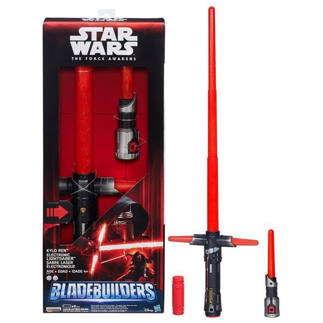 star wars the force awakens kylo ren deluxe electronic lightsaber