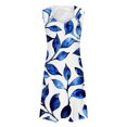 thumbnail image 4 of Puntoco Vestidos Mujer Fancy Women Impreso Elegante Estilo Casual Vestido con Cuello en V con Correa, 4 of 5