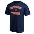thumbnail image 2 of Men's Navy Detroit Tigers Heart & Soul T-Shirt, 2 of 3