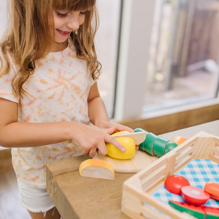 Melissa & Doug Toy, Cutting Food, Wooden