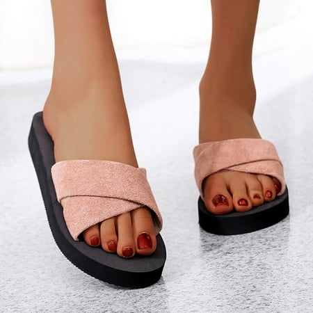 

LEEy-World House Slippers for Women Women s Summer Fashion Casual PU Semi Slippers Cat Slippers Women