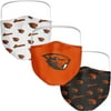 Adult Fanatics Branded Oregon State Beavers All Over Logo Face Covering 3-Pack