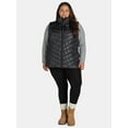thumbnail image 6 of Big Chill Women's Chevron Quilted Puffer Vest, Midweight, Sizes S-3X, 6 of 6