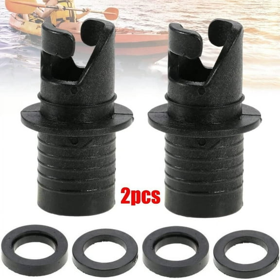 2PCS Air Pump Nozzle Valve Hose Adapter Connector For Inflatable Boat SUP Kayak