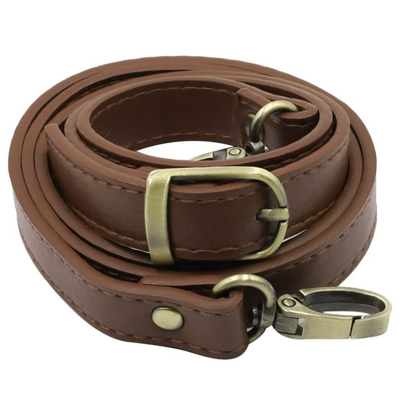 AURARMLET Adjustable PU Crossbody Purse Strap for Women, Coffee Brown Color, and Stylish, 1 Piece