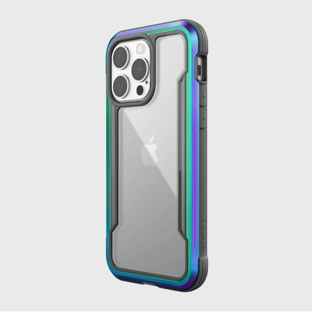 Raptic Shield Case Compatible with iPhone 13 Pro Case, Shock Absorbing Protection, Durable Aluminum Frame, 10ft Drop Tested, Fits iPhone 13 Pro, Iridescent
